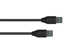 Good Connections USB-A - USB-A 3.2 Gen 2 čierny / Dátový kábel / 10 Gbit/s / 1 m (2831-AA010S)