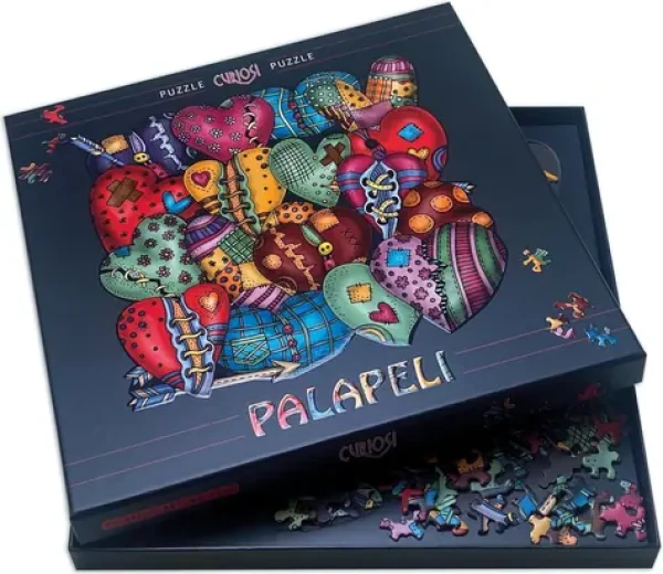 CURIOSI Štvorcové puzzle Palapeli: Srdce