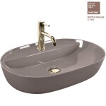 REA - Umývadlo na dosku Aura 61 Beige Shiny REA-U6381