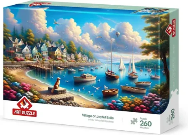 ART PUZZLE 40268 Puzzle Prístav plný plachetníc