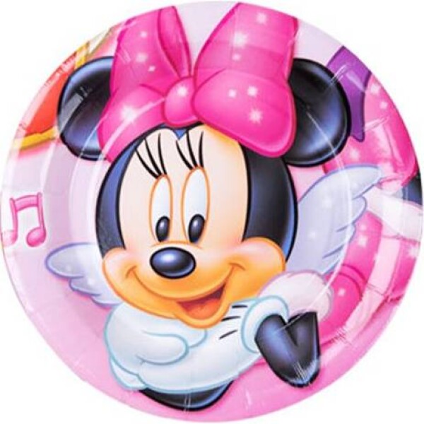 Párty papierové taniere 22cm 10ks Minnie - Cakesicq - Cakesicq
