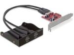 DeLock 3.5 predný panel s 2x USB 3.0 portami + PCI Express adaptér (61775)