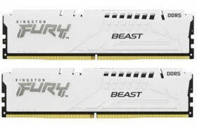 Kingston Fury Beast White 64GB (2x32GB) DDR5 5600MHz / CL40 / DIMM / On-Die ECC / XMP / 1.25V (KF556C40BWK2-64)