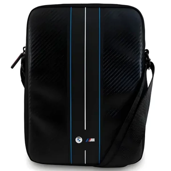 BMW Taška Carbon Blue Stripes 8" čierna / Taška (BMW000834)