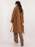 Dámsky kabát TW EN BI 2209.71P Brown camel - Och Bella L velbloudí