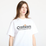 Tričko Carhartt WIP S/S Label Script T-Shirt UNISEX White S
