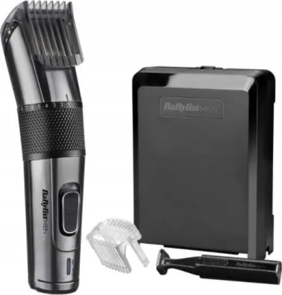 Babyliss E978E / zastrihávač vlasov / 2 nadstavce / 24 nast. dĺžok / doba prevádzky 60 minút / čierna (E978E)