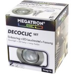 Megatron MT75403 vstavané svietidlo LED GU10, GU5.3 4.5 W železo (kartáčovamé); MT75403