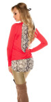 Trendy Koucla 2in1 jumper with Snake pattern Einheitsgroesse