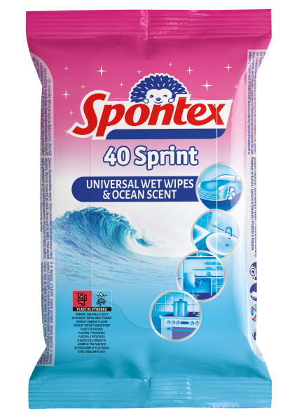 Spontex Fresh Ocean vlhčené obrúsky