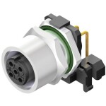 Weidmüller SAIEW-M12B-4S-HTL zabudovateľný zástrčkový konektor pre senzory - aktory, 2423450000, piny: 4, 10 ks; 2423450000