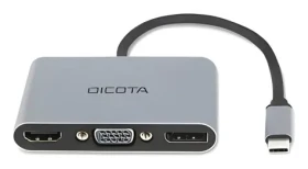 Dicota USB-C 5v1 / Dokovacia stanica / HDMI 4K / DisplayPort / PD 100W (D32064)