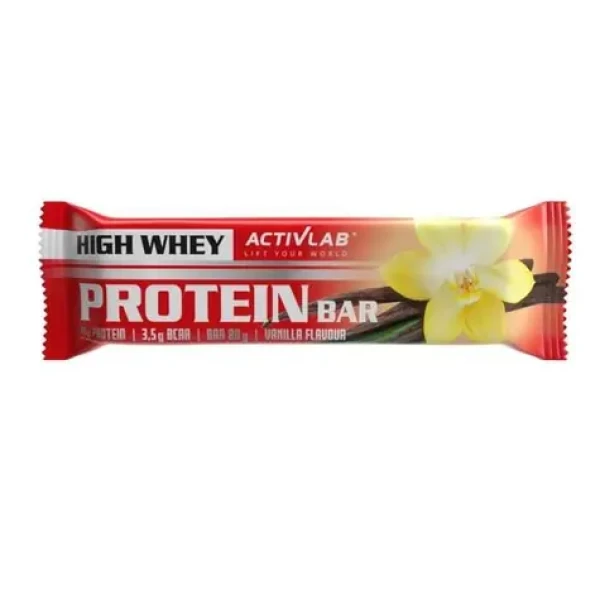 Proteínová tyčinka High Whey - ActivLab (vanilka, 80 g) (3617-1)