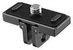 Puluz pre Insta360 X4 čierna / Držiak pre akčnú kameru / 1/4" závit / hliníková zliatina (PU721B)