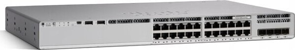 Cisco Cisco C9200L-24PXG-4X-E łącza sieciowe Zarządzany L3 Obsługa PoE Sivý