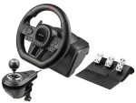 Tracer SimRacer Manual Gearbox 6in1 čierna / Sada volantu, pedálov a radiacej páky / PC, PS3, PS4, Xbox, Switch / 270 ° (TRAJOY47345)