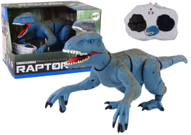 Mamido Diaľkovo ovládaný dinosaurus Velociraptor Zvuk revúci zvuky modrá