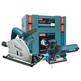 Makita MEU029J Sada náradia - Priamočiara píla 4351FCTJ + Okružná ponorná píla SP6000J (MEU029J)