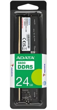 ADATA 24 GB DDR5-5600 / Operačná pamäť / CL46 / DIMM / 1,1 V (AD5U560024G-S)