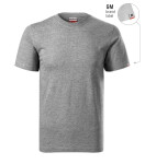 Base tričko unisex dark grey 12 (štítok značky) M