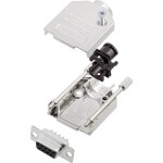 Encitech DTZK09-DBS-K 6355-0002-11 sada D-SUB zásuvková lišta 180 ° Pólov: 9 spájkovaný 1 sada; 6355-0002-11