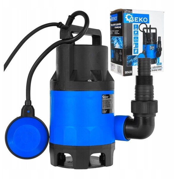 Geko čerpadlo plastik MINI z pływakiem do brudnej wody (4)