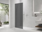 CERANO - Sprchová zástena Walk-in Onyx YL/P - 8 mm - chróm, grafitové sklo - 50x200 CER-8050BD1231