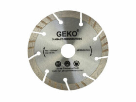 GEKO G00222 / Rezný kotúč diamantový turbo-segmentový / 125 x 10 x 22 mm (G00222)