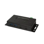 LogiLink UA0316 čierna / Industriálny USB hub / 2x USB-A 3.2 / 3x USB-C 3.2 (UA0316)