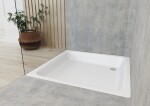 Sprchová vanička štvorcová Kaldewei Sanidusch 90x90 cm smaltovaná oceľ alpská biela 331100010001 KW396