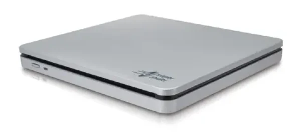 Hitachi-LG GP70NS50 strieborná / Externá vypaľovacia mechanika / slim / DVD+-RW / USB 2.0 / zápis 5-6-8-24x / čítanie 6-8-24x (GP70NS50.AHLE10B)