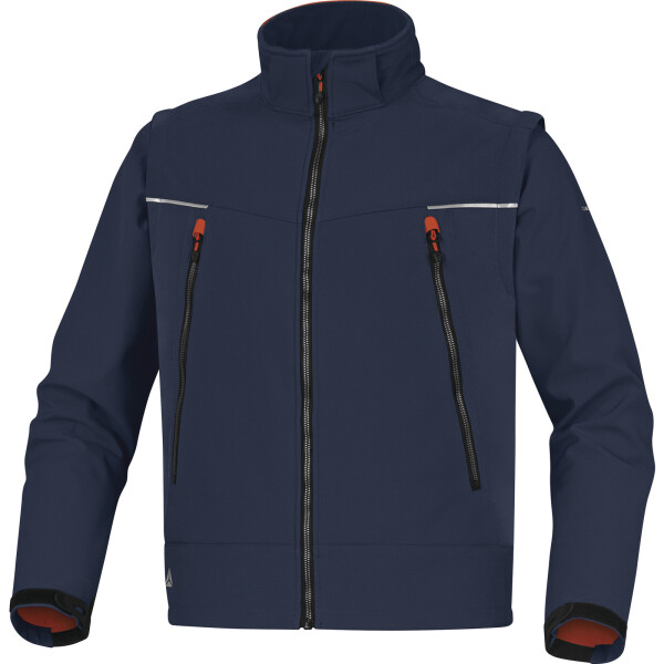 DELTA PLUS Polar mikiny - Softshell - Svetre Farba: Námornícka Modrá/ Oranžová, Veľkosť: XL (ORSAMOXG)