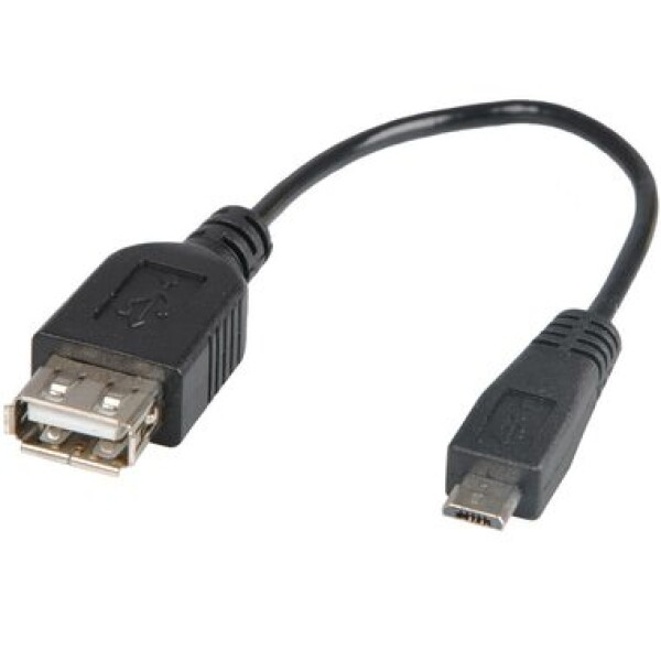 Sencor SCO 513-001 kábel USB A samica - B samec 0.15 m / OTG (8590669130726)