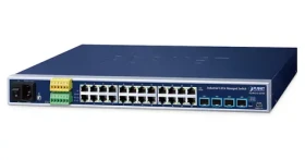 Planet IGS-R4215-24T4X / Switch priemyselný / 24x Gigabit RJ-45 / 4X 10G SFP+ / L2/L4 / IP30 (IGS-R4215-24T4X)