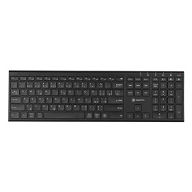 Powerton UltraSlim CZ čierna / bezdrôtová klávesnica / 2.4 GHz / Bluetooth / CZ layout (YCWPBT01BD00)