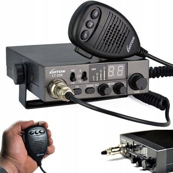 Luiton CB Radio LUITON LT-298 ASQ 12V/24V z wtykiem do zapalniczki