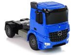 Mamido Veľké nákladné elektrické autíčko R/C Mercedes Arocs v modrej farbe 1:20, kontajner s dĺžkou 58 cm