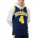 Mitchell Ness NCAA Swingman Road Jersey Michigan1991 Chris Webber SMJY4437-UMI91CWEASBL Mr