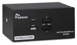 Inter-tech AS-22HA / KVM prepínač / 2 porty / HDMI / USB / kovové prevedenie (88887243)