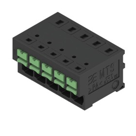 Weidmüller 2913630000 PCB terminál 4 mm² Pólov 5 čierna 20 ks Tube; 2913630000