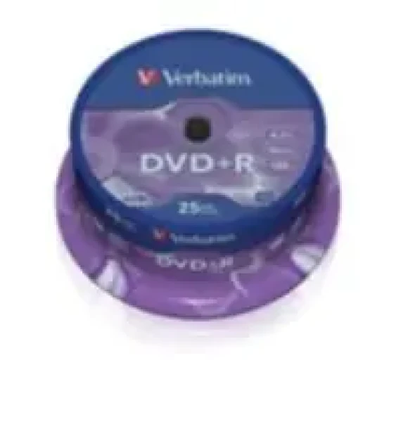 Verbatim 25ks DVD+R 4.7GB 16x / Spindl (43500)