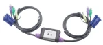 ATEN CS-62A / 2-port KVM PS2 mini / audio / 1.2m káble (CS-62A)