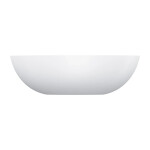 OMNIRES - SHELL M+ umývadlo na dosku, 50 x 32 cm, biela mat SHELL500UNBM