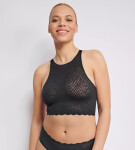 Dámsky top ZERO Feel Bliss Crop Top - BLACK - black 0004 - SLOGGI BLACK L