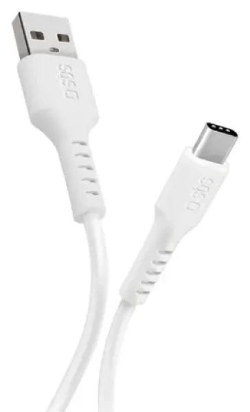 SBS USB-A na USB-C 1 m biela / Kábel