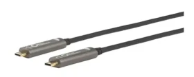 MicroConnect Premium Optic Fiber Video kábel USB C MM 10m čierna (USB3.1CC10OP)