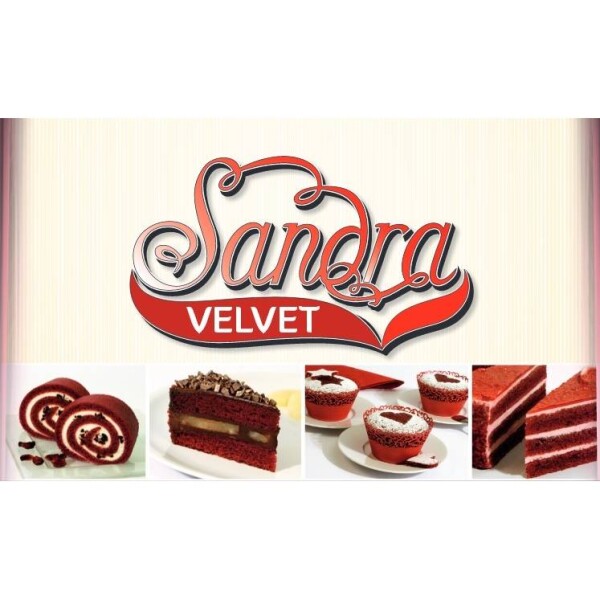 Sandra Velvet zmes na výrobu litých hmôt s červenou farbou (0,5 kg) 5215 - dortis - dortis