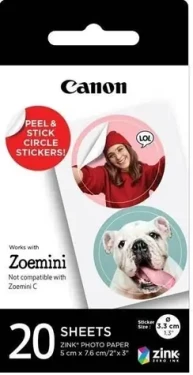 Canon Zink ZP-2030-2C-20 EXP HB fotopapier pre Mini photo printer / 20 ks (4967C003)
