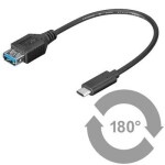 PremiumCord OTG Adaptér USB-C 3.1 (male) - USB 3.0-A (female) / 0.2m (8592220012908)