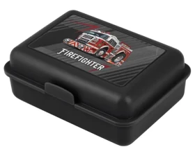 BAAGL Box na desiatu Hasiči / 17.8x6x12.2 cm (A-8488)